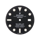 ロレックス ROLEX シードゥエラー ディープシーブラックダイヤル（126660用） メンズ 未使用 純正 文字盤 ダイヤル 黒
