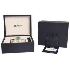 ゼニス ZENITH クロノマスタースポーツ ヨシダスペシャル 03.3107.3600/56.M3100 自動巻き メンズ 未使用 緑 2023年 限定