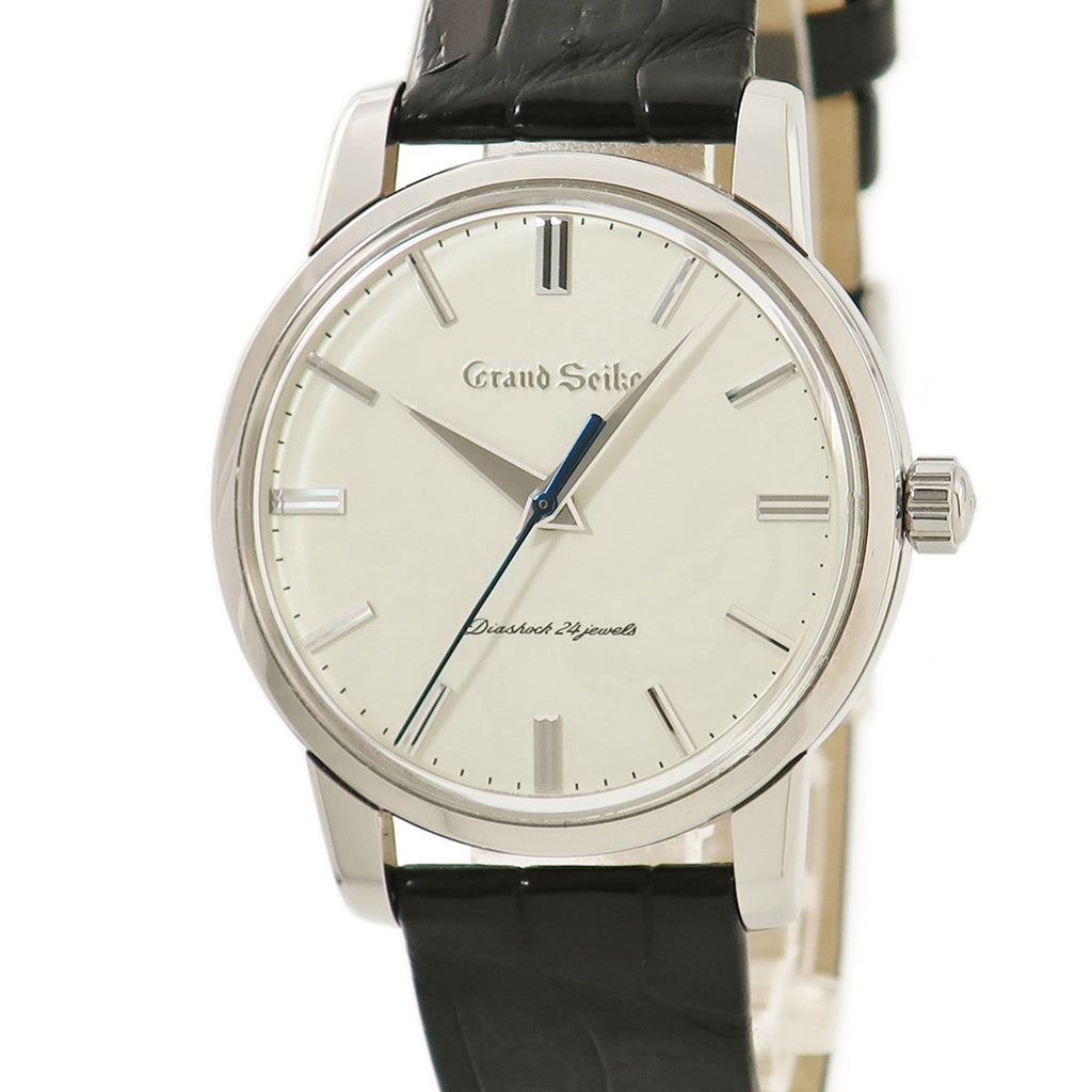 グランドセイコー Grand Seiko セイコー創業130周年記念モデル SBGW033 9S64-00B0 手巻き メンズ アイボリー バー 青針  限定