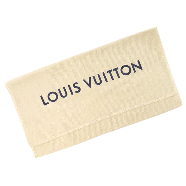 ルイヴィトン LOUIS VUITTON ポルトフォイユ アメリゴ NM M62045 アルドワーズ タイガ 二つ折り財布 シルバー金具 黒 ※イニシャル入り