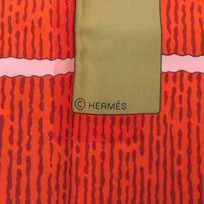 エルメス HERMES カレ70 CARRE ローズプードル×ルージュ×ベージュ シルク スカーフ 新品 未使用【GRAND MANEGE DETAIL/グラン マネージュ デタイユ】