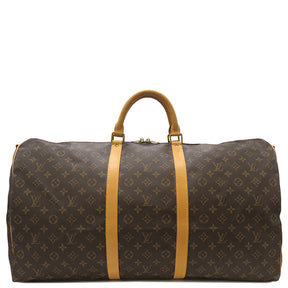 ルイヴィトン LOUIS VUITTON キーポル バンドリエール 60 M41412 モノグラム モノグラムキャンバス ボストンバッグ ゴールド金具 パドロック/鍵/ネームタグ/ポワニエ欠品