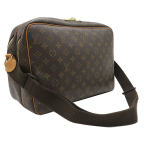 ルイヴィトン LOUIS VUITTON リポーター GM M45252 モノグラム モノグラムキャンバス ショルダーバッグ ゴールド金具 茶 斜め掛け