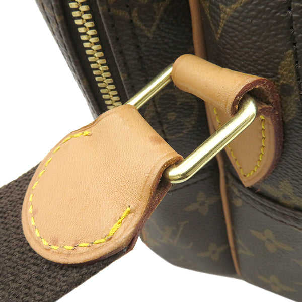 ルイヴィトン LOUIS VUITTON リポーター GM M45252 モノグラム モノグラムキャンバス ショルダーバッグ ゴールド金具 茶 斜め掛け