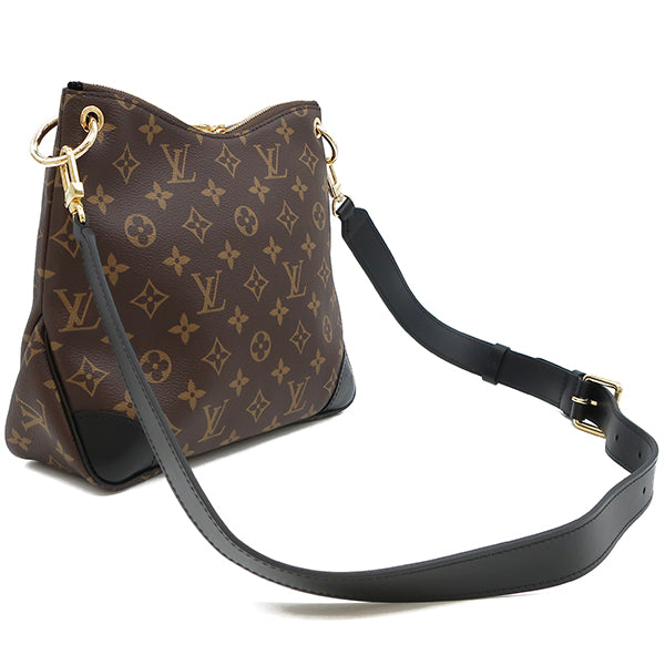 ルイヴィトン LOUIS VUITTON オデオン NM PM M45353 ノワール モノグラムキャンバス ショルダーバッグ ゴールド金具