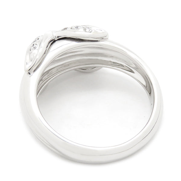 ティファニー Tiffany & Co シグニチャー ダイヤ ホワイトゴールド K18WG ダイヤモンド リング 指輪 T＆Co.