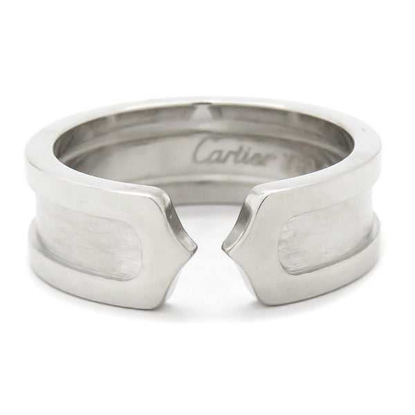 カルティエ Cartier C2リング スモール B4040551 ホワイトゴールド K18WG #51(JP11) リング 指輪 Cドゥ 2C 750 18K 18金