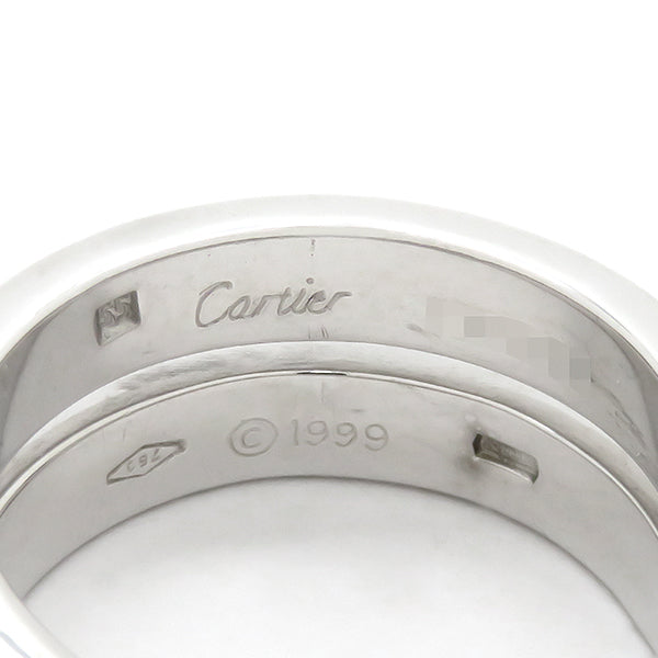 カルティエ Cartier パリリング ホワイトゴールド K18WG #55(JP15) リング 指輪