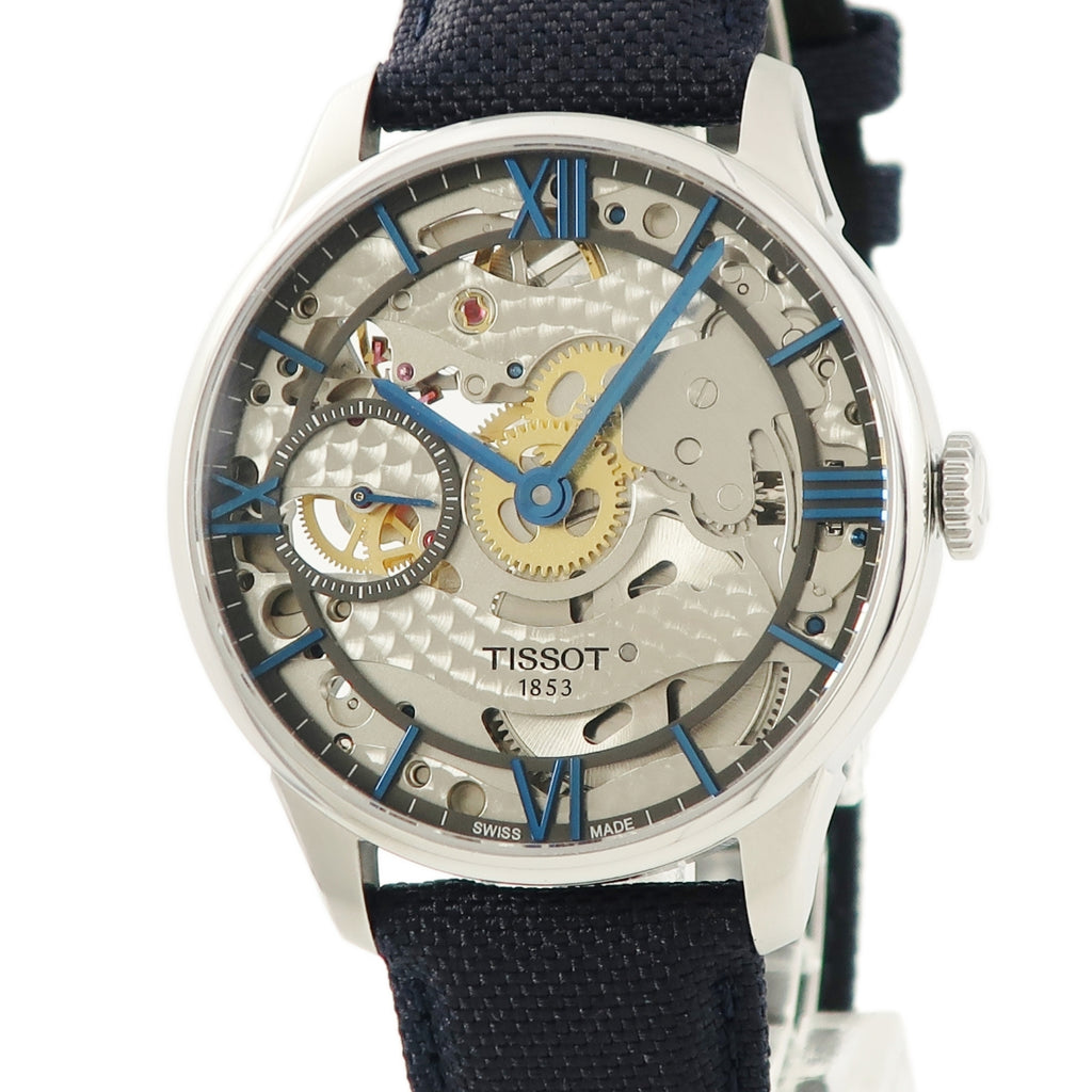 ティソ TISSOT シャミン ドゥ トゥレル T099.405.16.418.00 手巻き メンズ スケルトン バー ローマン ETA