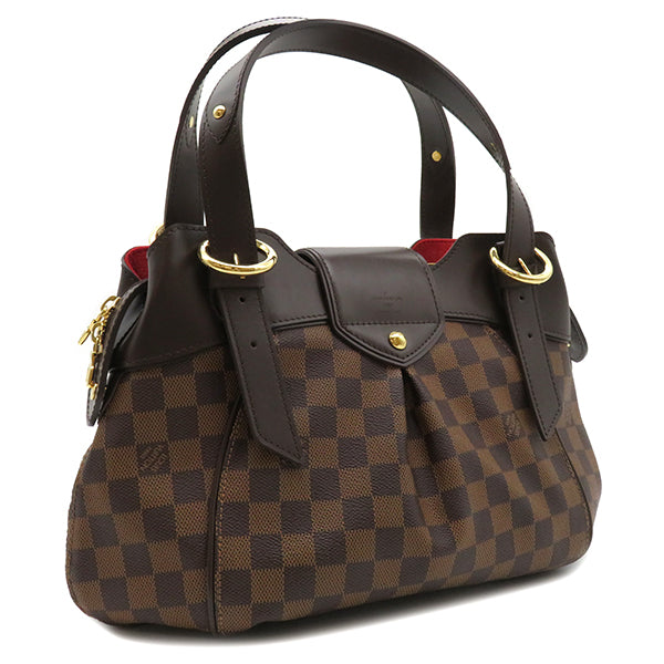 ルイヴィトン LOUIS VUITTON システィナ PM N41542 ブラウン×レッド ダミエキャンバス 2WAYバッグ ゴールド金具 茶