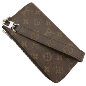 ルイヴィトン LOUIS VUITTON ジッピー ドラゴンヌ マカサー M69407 モノグラム モノグラムマカサー 長財布 シルバー金具 茶 黒 ラウンドファスナー