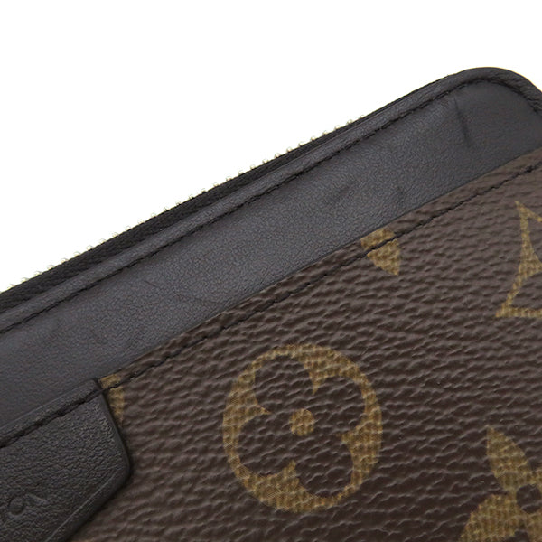 ルイヴィトン LOUIS VUITTON ジッピー ドラゴンヌ マカサー M69407 モノグラム モノグラムマカサー 長財布 シルバー金具 茶 黒 ラウンドファスナー