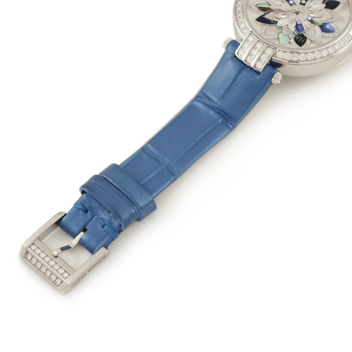 ハリーウィンストン Harry Winston プルミエール ロータス PRNAHM31WW002 自動巻き レディース ボーイズ K18WG無垢  ダイヤ シェル