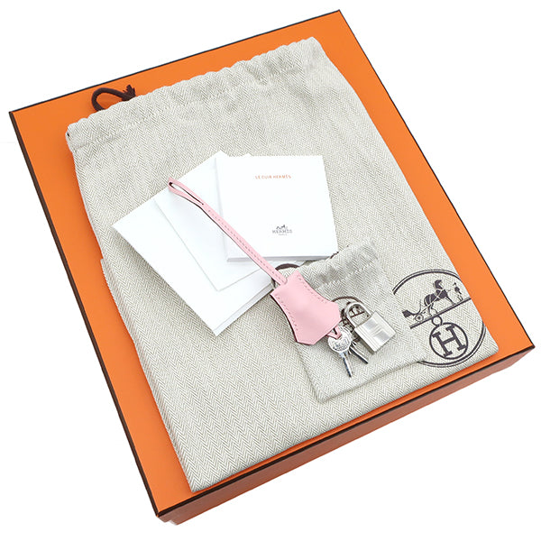 エルメス HERMES バーキン25 ローズサクラ スイフト ハンドバッグ シルバー金具 新品 未使用