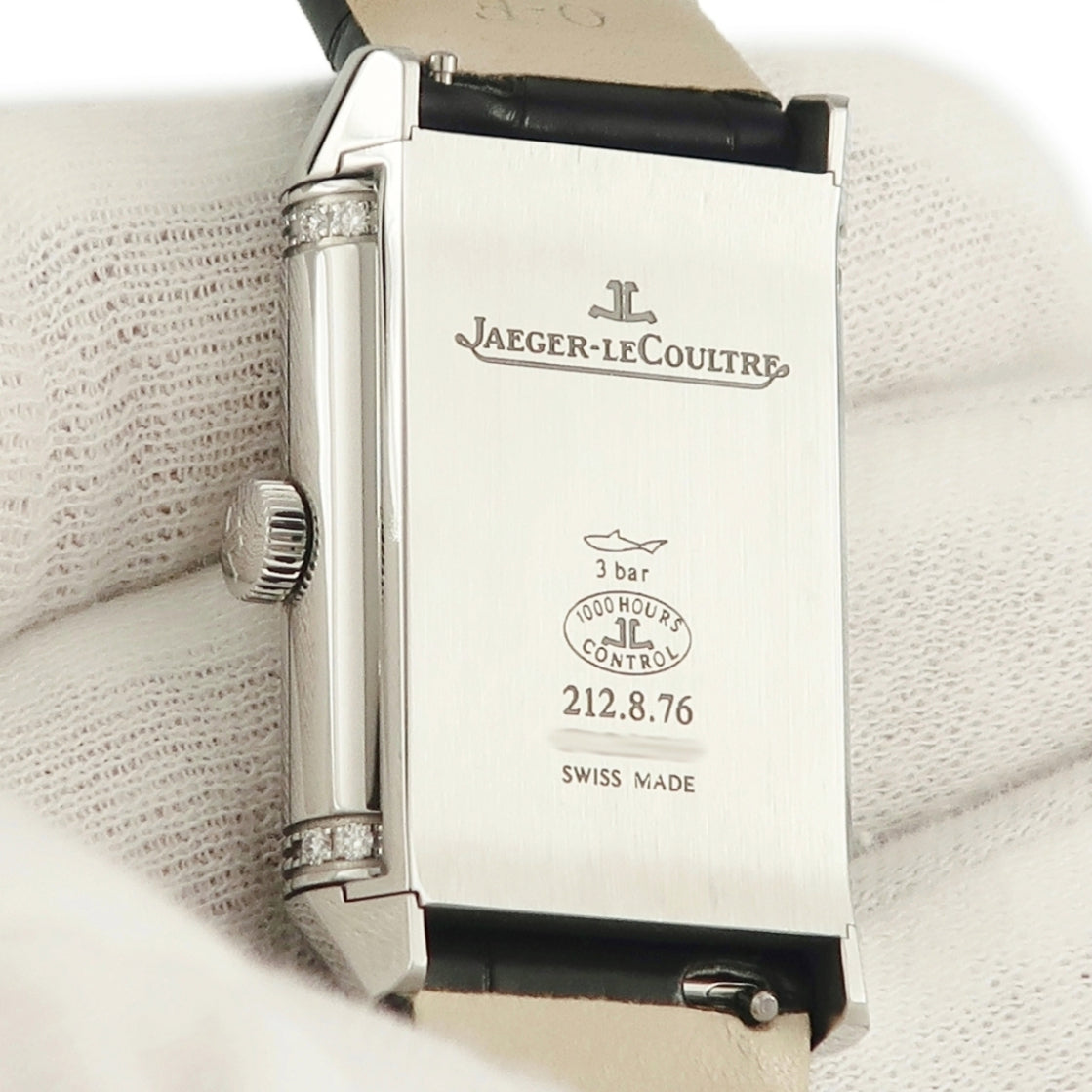 ジャガールクルト JAEGAER LECOULTRE レベルソ  ミディアム デュエット Q2578420 212.8.76 自動巻き レディース ボーイズ 純正ダイヤ