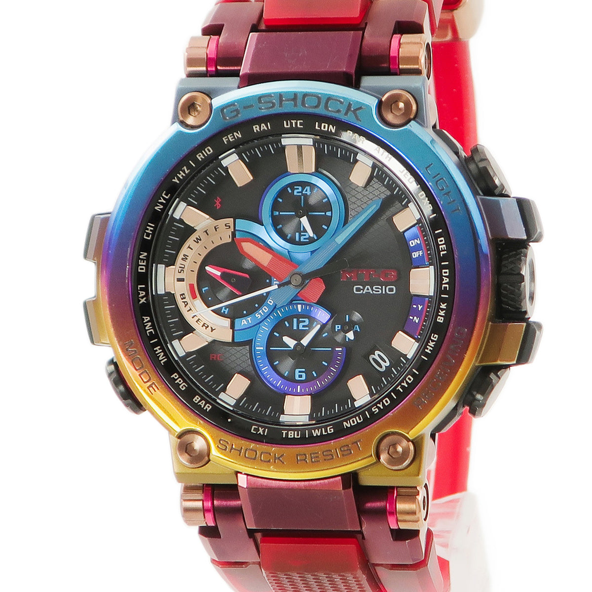 カシオ CASIO G-SHOCK MTG-B1000VL レインボーマウンテン MTG-B1000VL-4AJR ソーラー電波時計 メンズ タフソーラー 電波時計 GMT