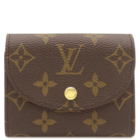 ルイヴィトン LOUIS VUITTON ポルトフォイユ エレーヌ M60253 モノグラム モノグラムキャンバス 三つ折り財布 ゴールド金具 コンパクトウォレット 茶