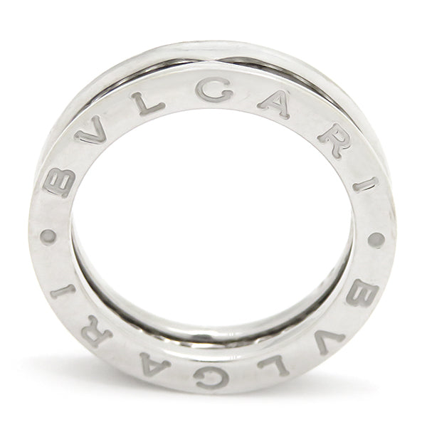 ブルガリ BVLGARI ビー ゼロワン リング 329346 ホワイトゴールド K18WG ダイヤモンド #50(JP10) リング 指輪 750WG K18 フルダイヤ 32石