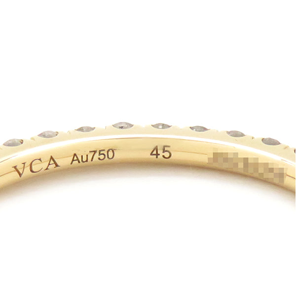ヴァンクリーフアーペル Van Cleef & Arpels フェリシテ エタニティ VCARO8BN00 イエローゴールド  K18YG ダイヤモンド #45(JP5) リング 指輪 750YG 18金