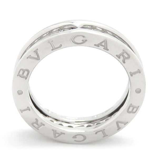 ブルガリ BVLGARI ビーゼロワン B-zero1 XS ダイヤリング 329347 ホワイトゴールド K18WG ダイヤモンド #51(JP11) リング 指輪 750 18金 パヴェダイヤ