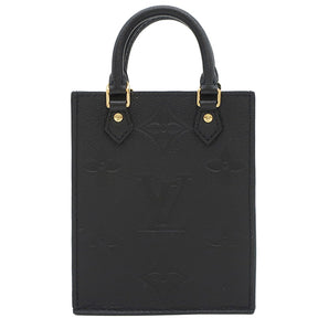 ルイヴィトン LOUIS VUITTON プティット サックプラ M81417  ノワール モノグラムアンプラント 2WAYバッグ ゴールド金具 黒 ショルダー