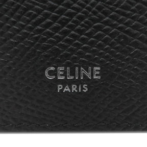 セリーヌ CELINE 6連 キーケース 10K103BEL.38SI ブラック グレインカーフレザー キーケース シルバー金具 鍵入れ 黒