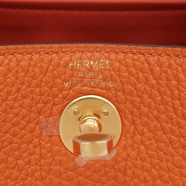 エルメス HERMES リンディ ミニ 20 オレンジ トリヨンクレマンス ショルダーバッグ ゴールド金具 新品 未使用