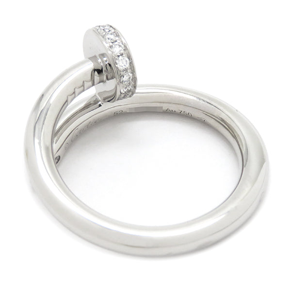 カルティエ Cartier ジュストアンクル リング B4092752 ホワイトゴールド K18WG ダイヤモンド #52(JP12) リング 指輪 Au750 WG