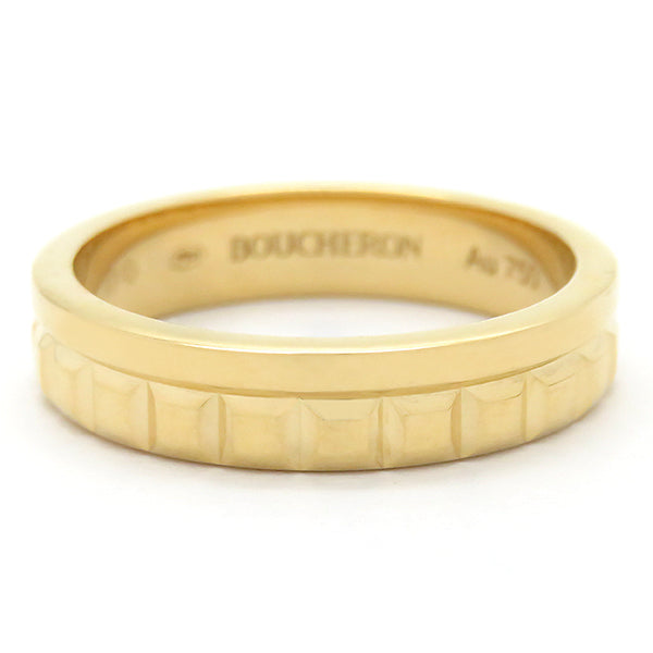 ブシュロン BOUCHERON キャトル ラディアント リング ハーフ JAL00251 イエローゴールド K18YG #T48(JP8) リング 指輪 18K 750 18金