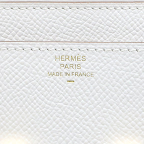 エルメス HERMES コンスタンス トゥーゴー タッチ グリペール ヴォーエプソン リザード 長財布 ゴールド金具 新品 未使用 白 ショルダー