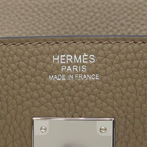 エルメス HERMES バーキン30 ベージュマルファ トゴ ハンドバッグ シルバー金具 新品 未使用