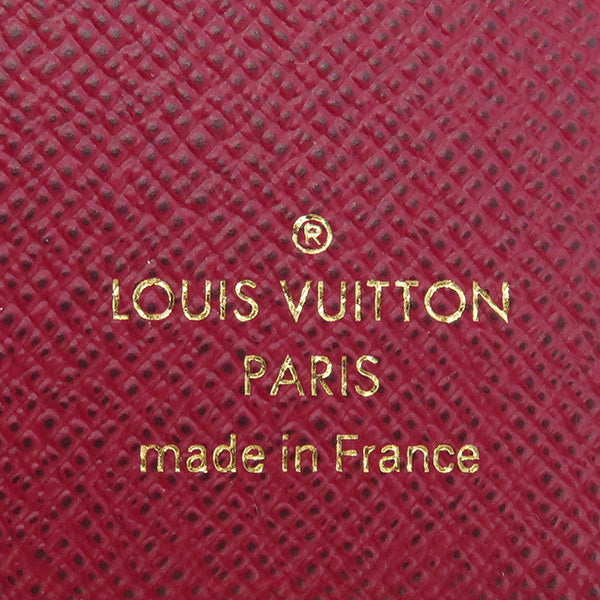 ルイヴィトン LOUIS VUITTON ポルトフォイユ ゾエ モノグラム M62932 モノグラム×フューシャ モノグラムキャンバス レザー 三つ折り財布 ゴールド金具 コンパクトウォレット 茶 ピンク