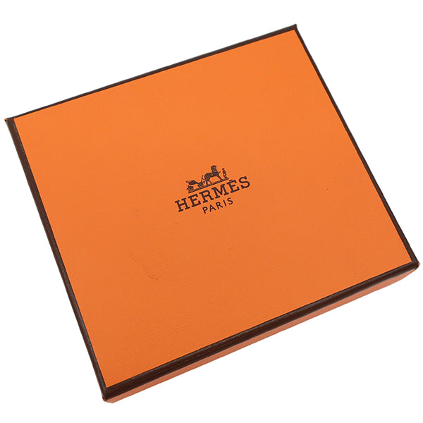 エルメス HERMES バスティア ゴールド ヴォーエプソン コインケース シルバー金具 新品 未使用 茶