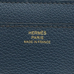 エルメス HERMES コンスタンス トゥーゴー ブルードプリュス エバーカラー 長財布 ゴールド金具 新品 未使用 紺