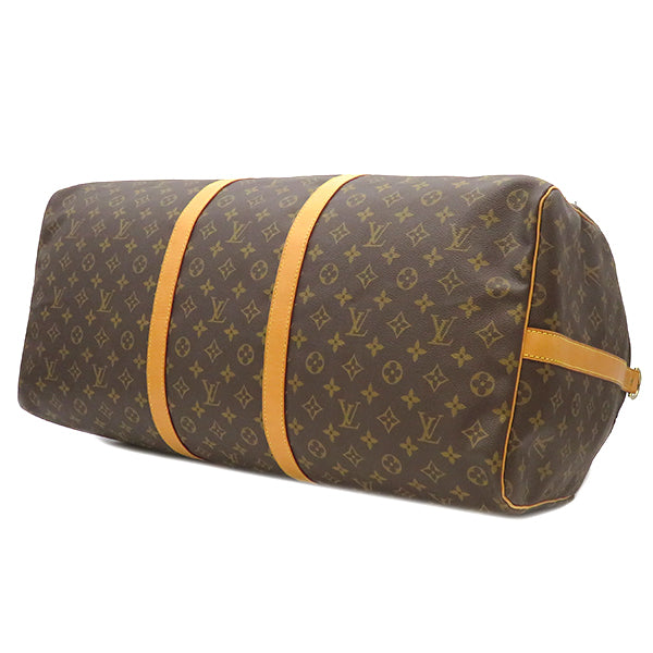 ルイヴィトン LOUIS VUITTON キーポル バンドリエール 55 M41414 モノグラム モノグラムキャンバス ボストンバッグ ゴールド金具 茶