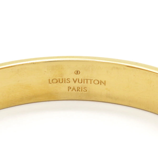 ルイヴィトン LOUIS VUITTON ジョンク ワイルド LV M67785 レッド×ゴールド メタル ブレスレット ゴールド金具 バングル