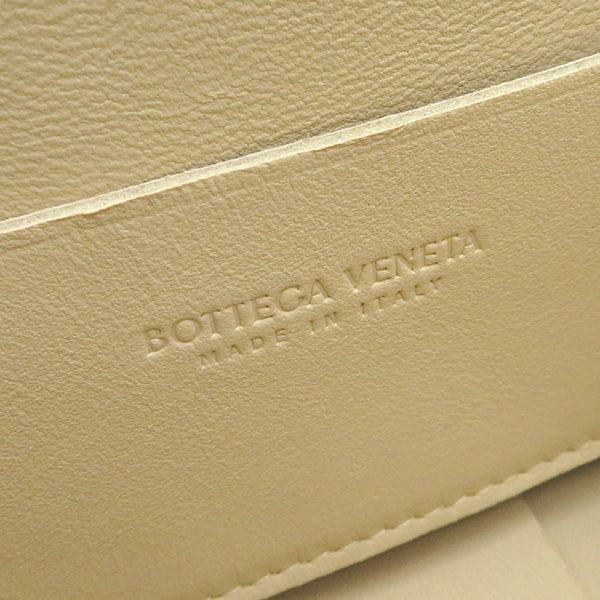 ボッテガヴェネタ BOTTEGA VENETA キャンディ カセット マキシイントレチャート 666688 ベージュ ラムスキン ショルダーバッグ ゴールド金具 クロスボディ