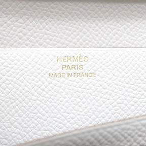 エルメス HERMES ベアンスフレ グリペール ヴォーエプソン 長財布 ゴールド金具 新品 未使用 二つ折り財布 白