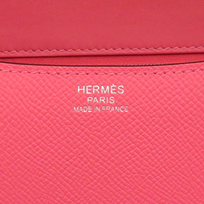 エルメス HERMES コンスタンス 24 ミロワール ローズアザレ ヴォーエプソン ショルダーバッグ シルバー金具 新品 未使用