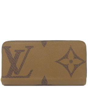 ルイヴィトン LOUIS VUITTON ジッピー ウォレット M69353 モノグラム モノグラムジャイアントリバースキャンバス 長財布 ゴールド金具 茶 ラウンドファスナー