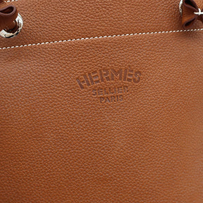 エルメス HERMES サックアリーヌ ミニ フォーブ バレニアフォーブル ショルダーバッグ シルバー金具 茶