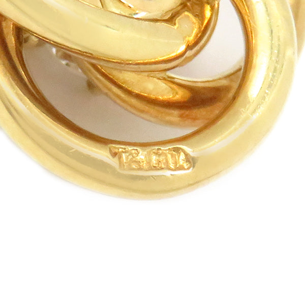 ティファニー Tiffany & Co スリーフープ ダイヤ ネックレス イエローゴールド K18YG ダイヤモンド ネックレス 750YG 18K 1石