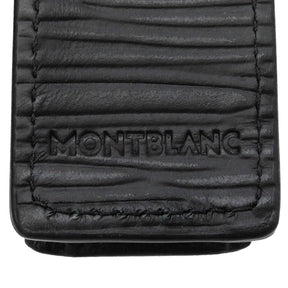 モンブラン Montblanc マイスターシュテュック 4810 1本差し ペンポーチ ブラック レザー ペンケース 黒