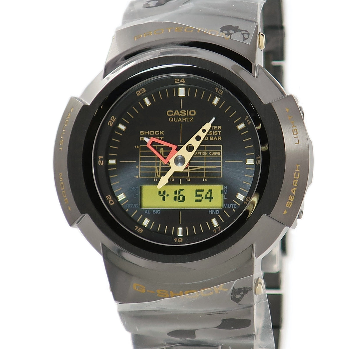 カシオ CASIO G-SHOCK×PORTER フルメタル AWM-500GC-1AJR クオーツ メンズ 未使用 タフソーラー 電波時計 耐衝撃 防水 GMT