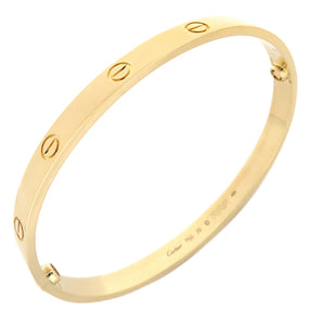 カルティエ Cartier LOVE ラブブレス B6067520 イエローゴールド K18YG #20 ブレスレット 750 18K 18金 バングル