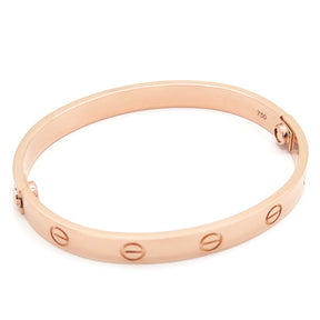 カルティエ Cartier LOVE ラブブレス B6067416 ピンクゴールド K18PG #16 ブレスレット 750 18K 18金 バングル