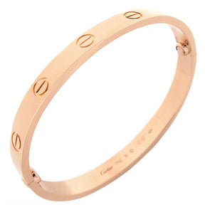 カルティエ Cartier LOVE ラブブレス B6067416 ピンクゴールド K18PG #16 ブレスレット 750 18K 18金 バングル