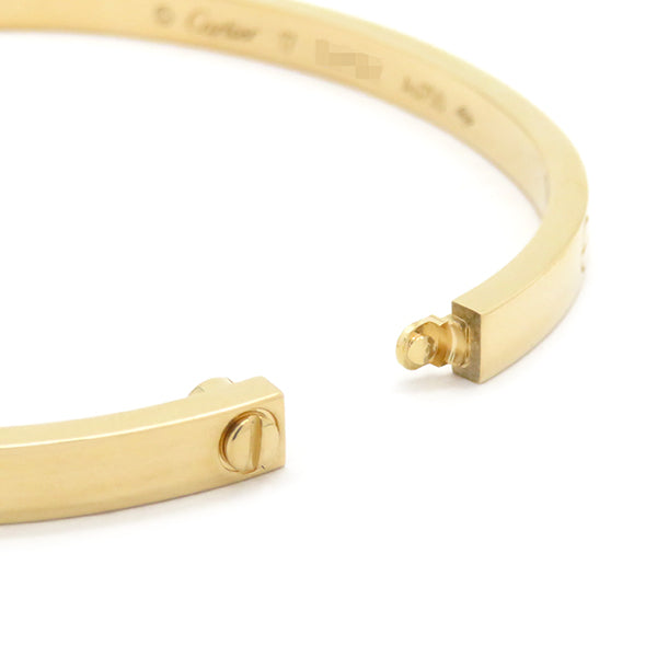 カルティエ Cartier LOVE ラブブレス SM B6047517 イエローゴールド K18YG #17 ブレスレット 750 18K 18金 YG