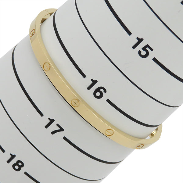 カルティエ Cartier LOVE ラブブレス SM B6047517 イエローゴールド K18YG #17 ブレスレット 750 18K 18金 YG