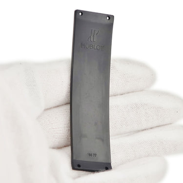 ウブロ HUBLOT 純正 MDM クラシック用 190 77 ラバーバンド ブラック ラバー 腕時計パーツ 替え ベルト ストラップ 予備 交換 スペア 20mm ブラック 黒